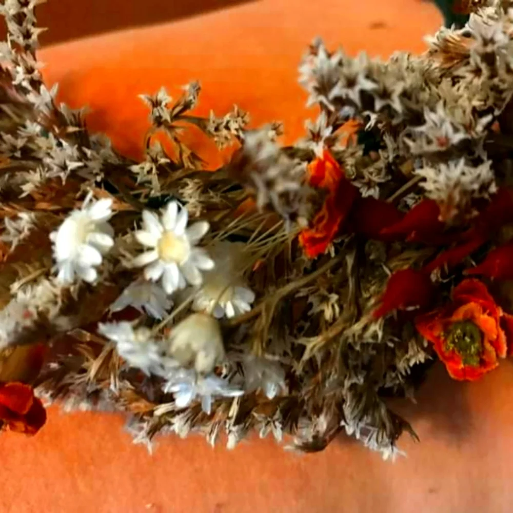 HandCrafted Dried Crown Floral Photo Props MOM/ME Baby Pics Custom Colors FINAL